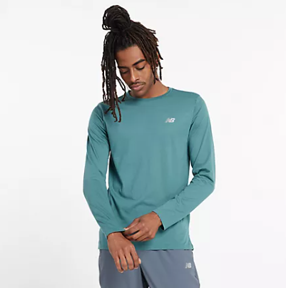 New Balance Chandail Manche Longue Lightweight Homme