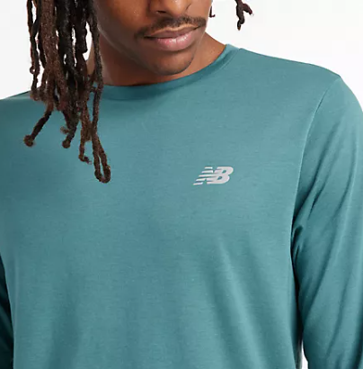 New Balance Chandail Manche Longue Lightweight Homme