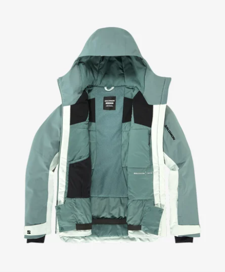 Salomon Manteau Brillant Femme