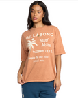 Billabong T-Shirt Jumps In Water