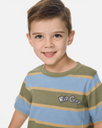 RipCurl T-Shirt Ride The Wave Stripe (1 à 8 ans)
