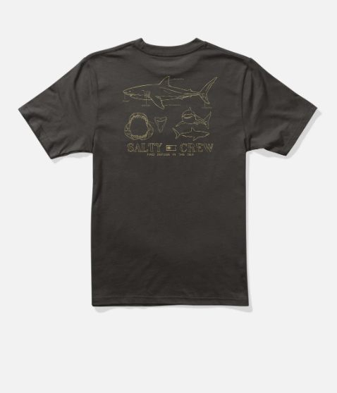 Salty Crew T-Shirt Great White (8 à 14 ans)