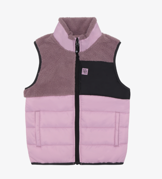 Color Kids Veste Sans-Manche Teddy Waistcoat (2 à 8 ans)