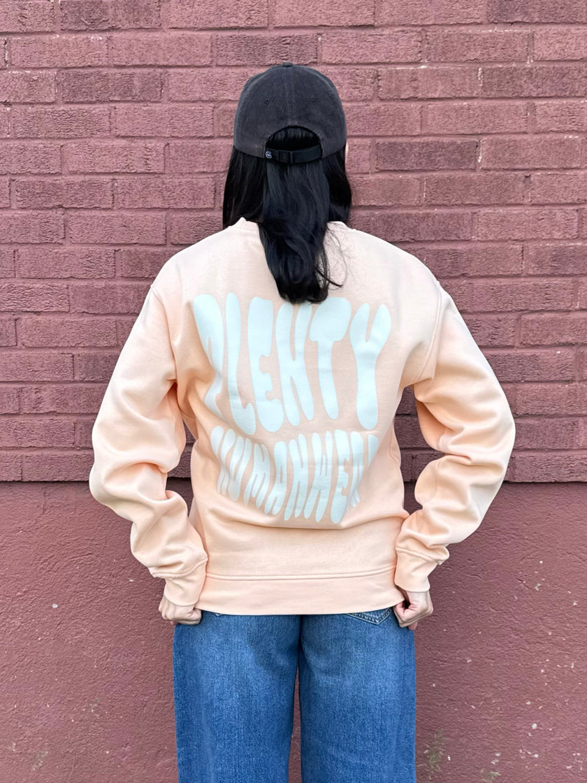 Plenty Humanwear Coton Ouaté Pêche (Unisexe)