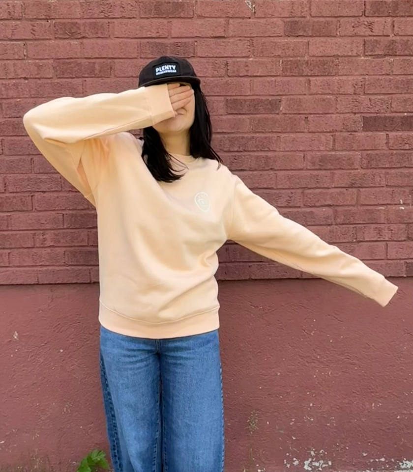 Plenty Humanwear Coton Ouaté Pêche (Unisexe)