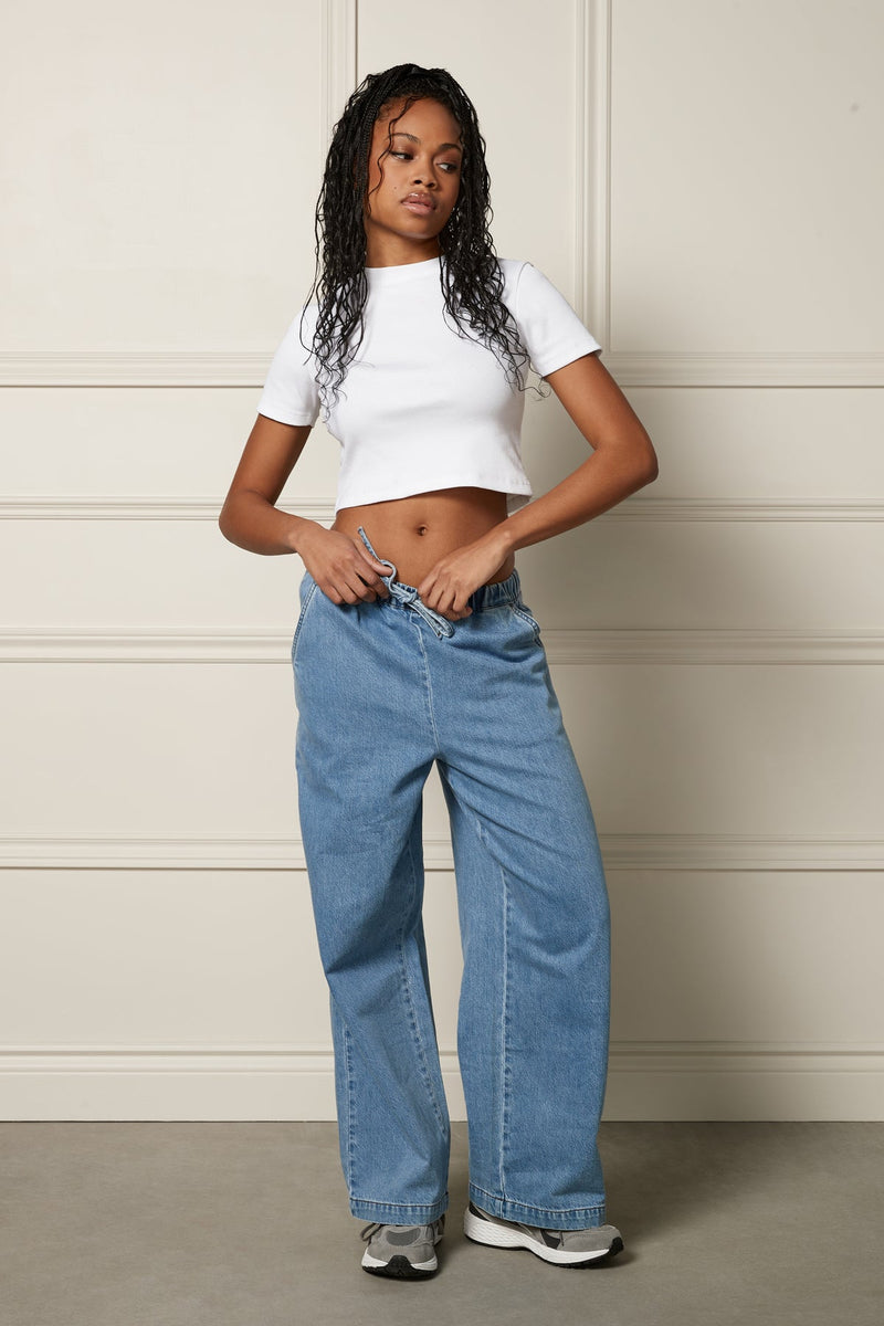 Womance Jeans Jambe Large 7033