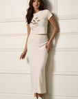 Womance Jupe En Lin 6064