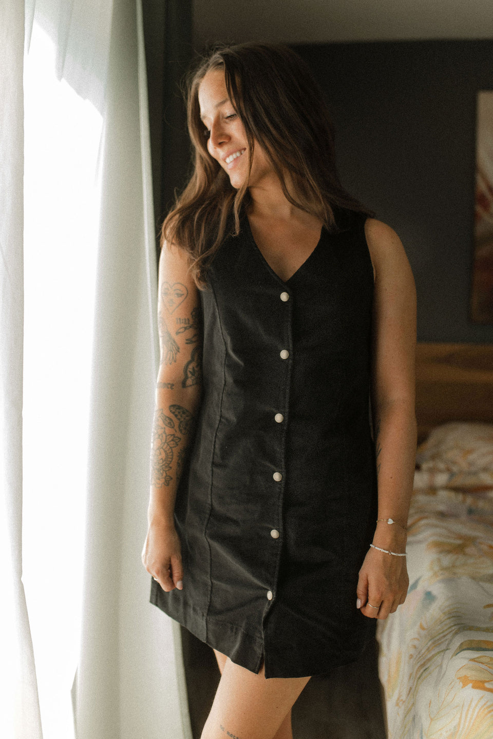 Louve Robe Tailleur Corduroy