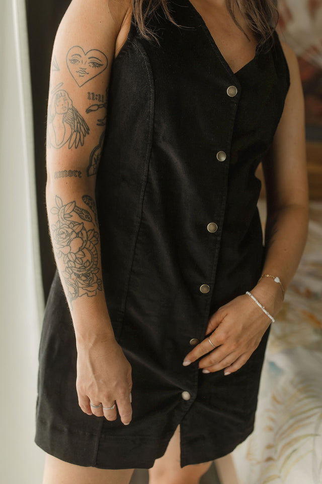 Louve Robe Tailleur Corduroy