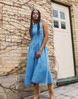 Womance Robe en Denim à effet Corset 7053