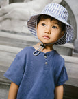 Caribou Chapeau Raye Indigo