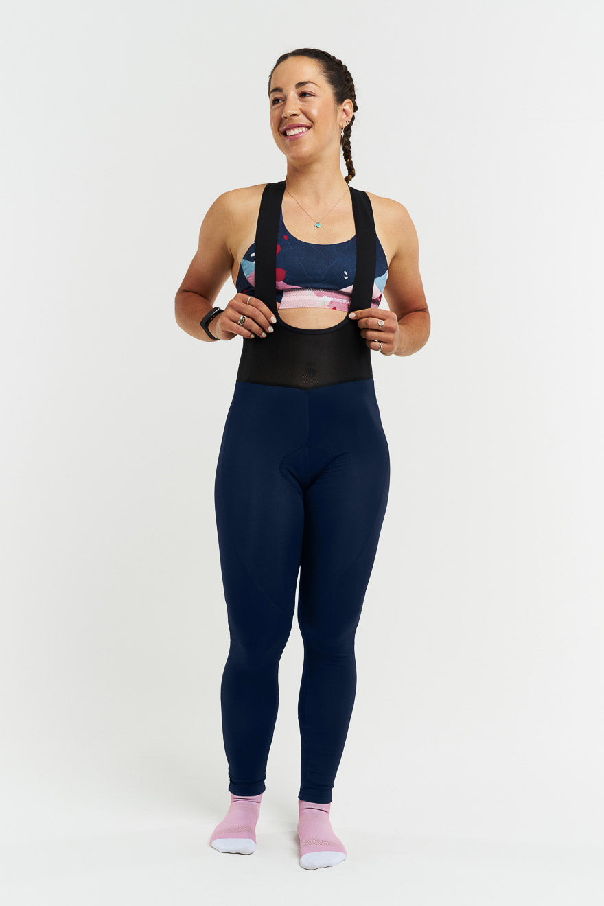 Peppermint Bib Thermal Tights