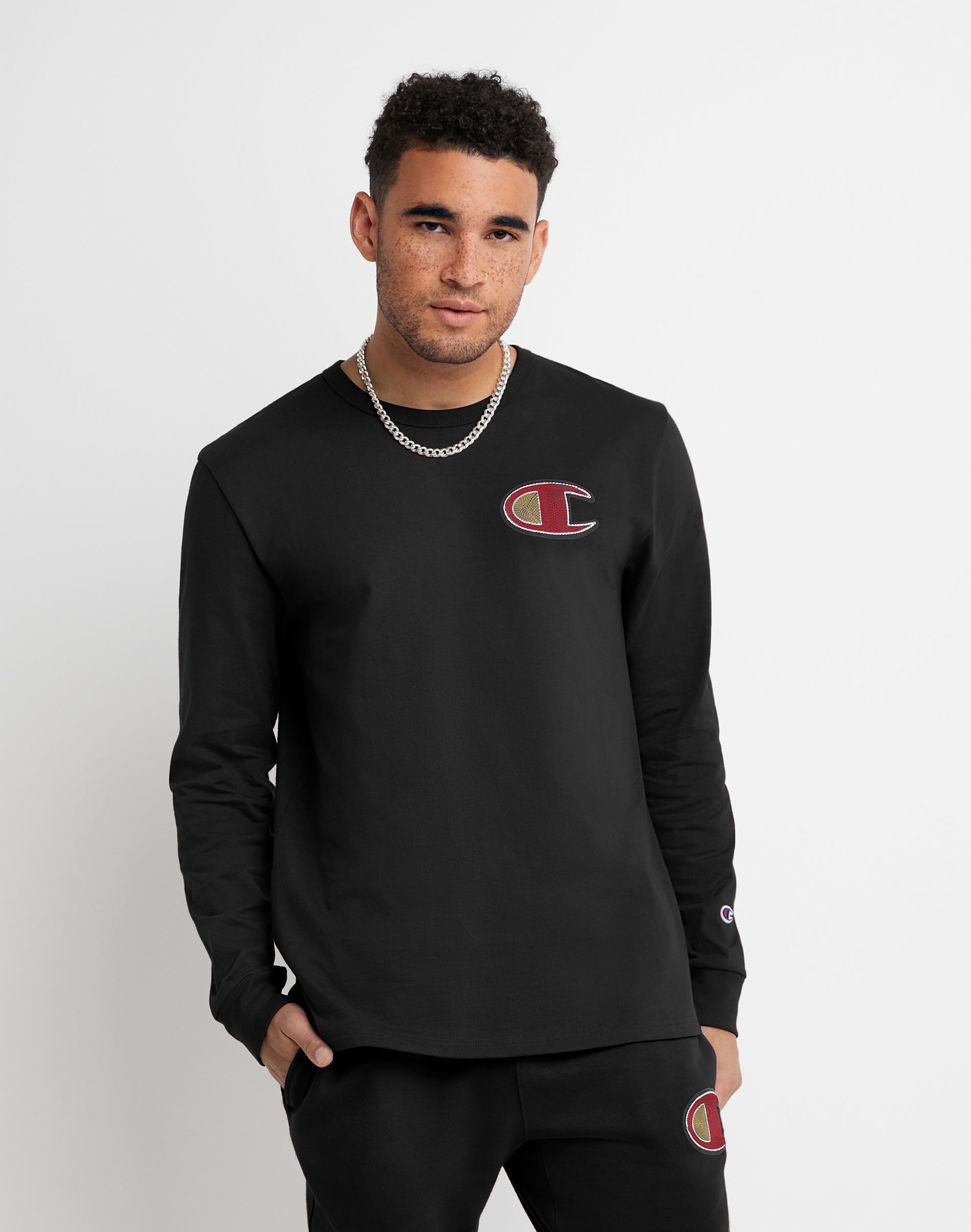 Champion T-shirt Manche longues Héritage