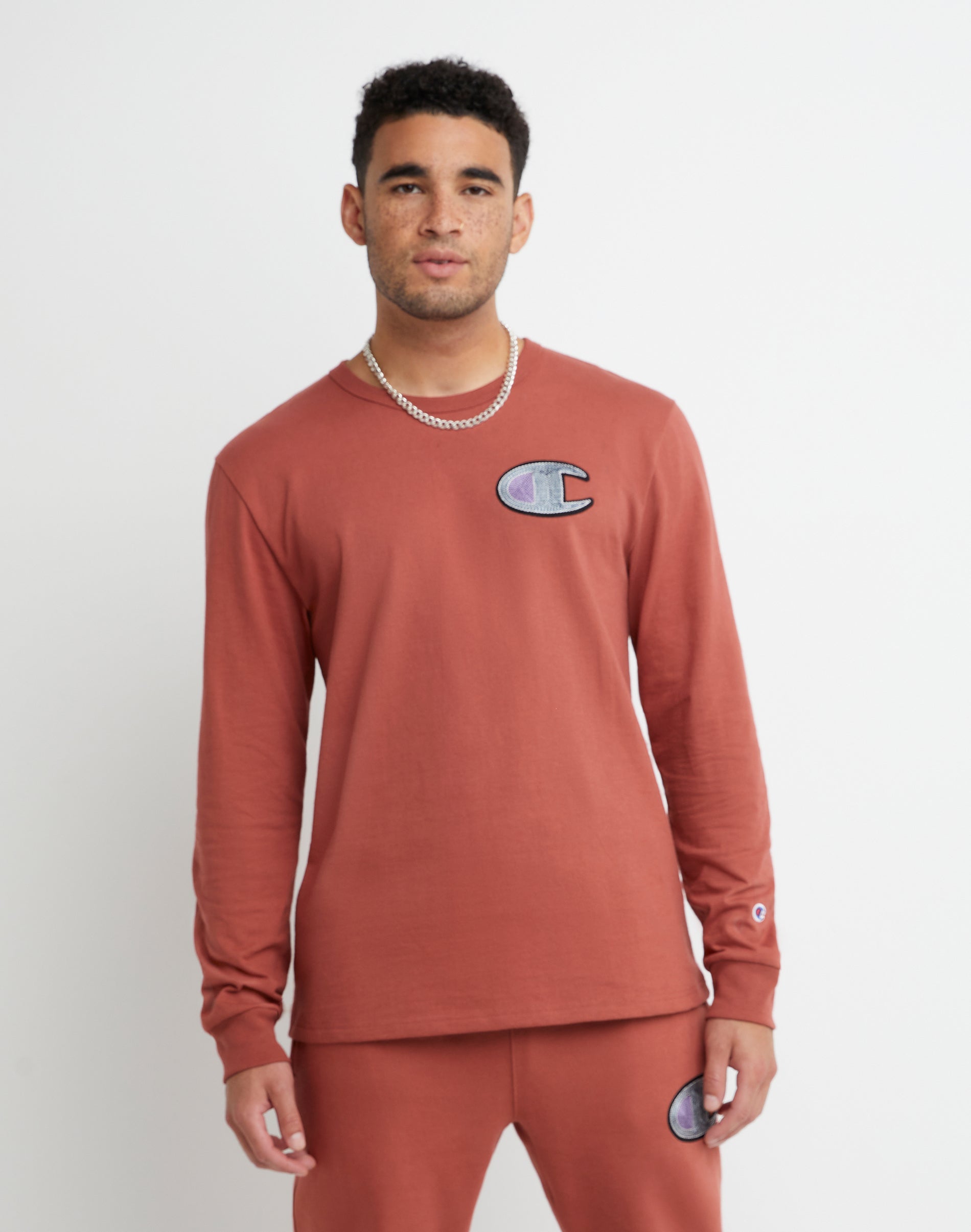 Champion T-shirt Manche longues Héritage