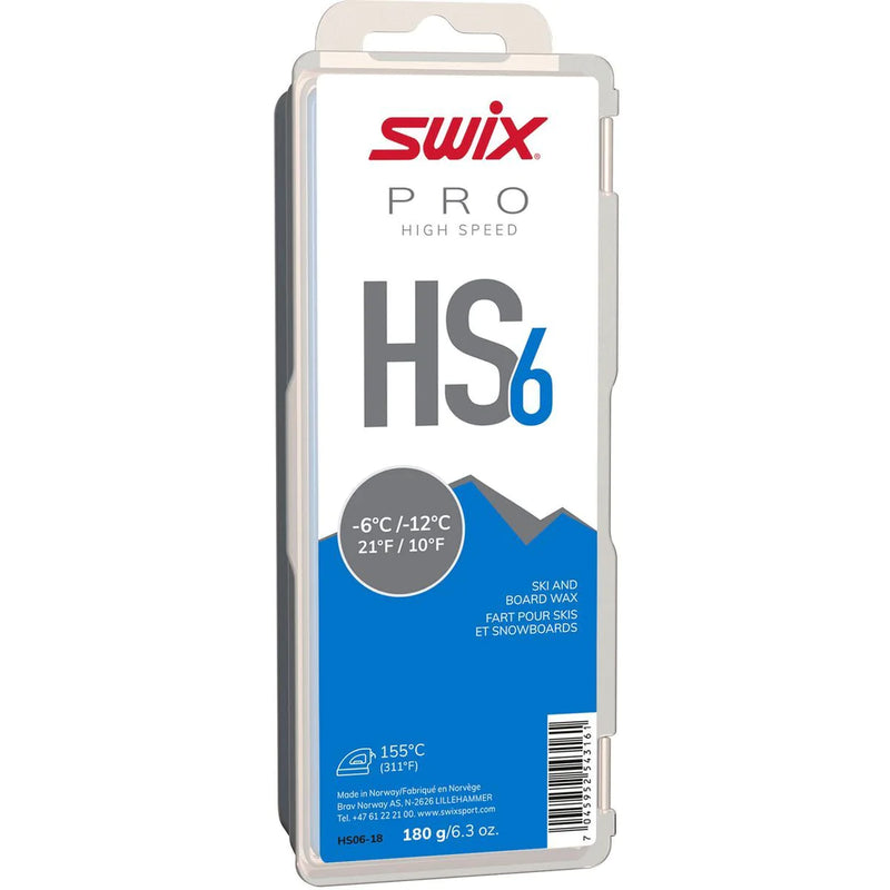 Swix Cire de glisse HS6 bleu