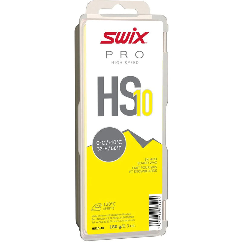 Swix Cire de glisse HS10 jaune